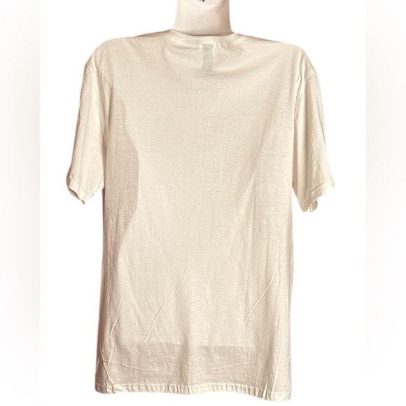 White Freedom Graphic T-Shirt With Bling - Picture 2 of 3